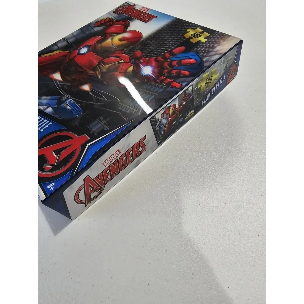 Marvel Avengers Iron Man Prime 3D Puzzle 500 Pieces 24x18 Open Box‎